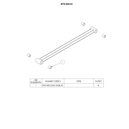 Części do Ładowacza czołowego Metal-Technik MTS-900